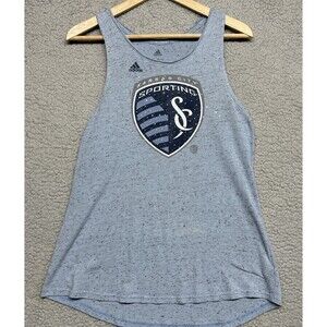 ADIDAS Women's Large Kansas City Sporting Sleeveless Tank Top Shirt